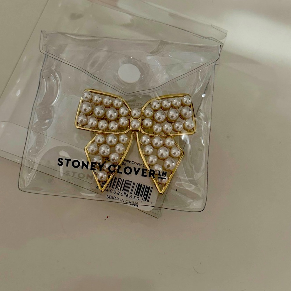 Stoney clover lane bow brooch